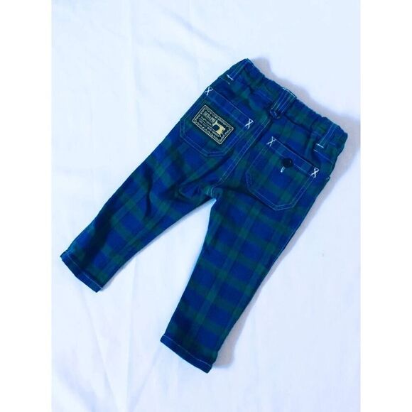 BIT'Z KIDS 12-18 Months Plaid Jeans Bottoms Bottoms BUY 2 GET 1 FREE - Picture 2 of 2